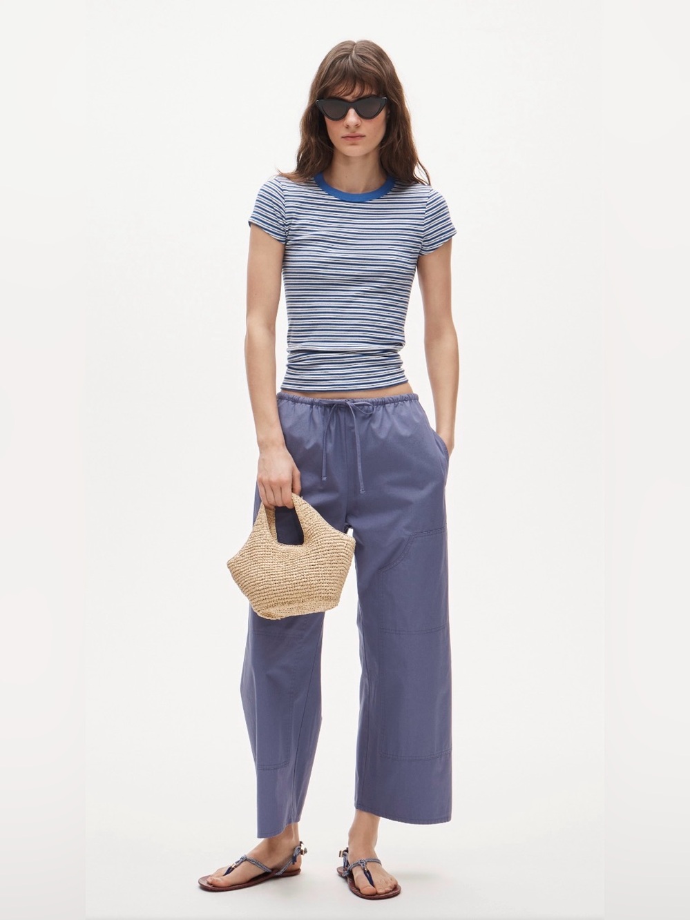 NWOT J.Crew Petite Luna pant in cotton poplin
Smoky Thistle Size PXS